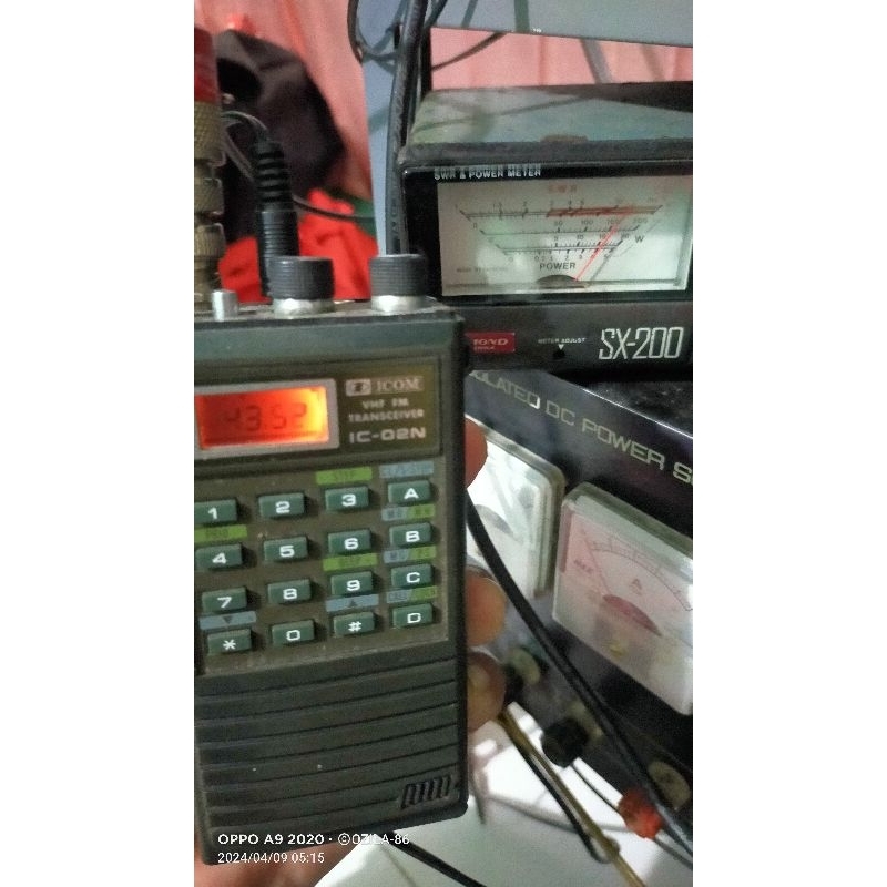 HT ICOM IC-02N Frekuensi VHF