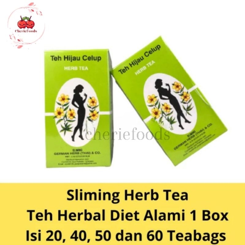 

Sliming Tea 1 Box Isi 20 - 40 - 50 - 60 / Sliming Herbal Tea / Halal Produk Original
