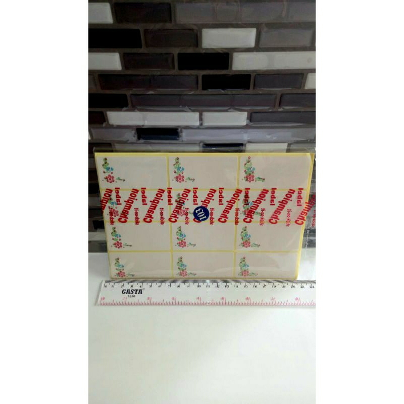 

label 103 / label undangan 103 / label nama / tempelan nama / stiker 103
