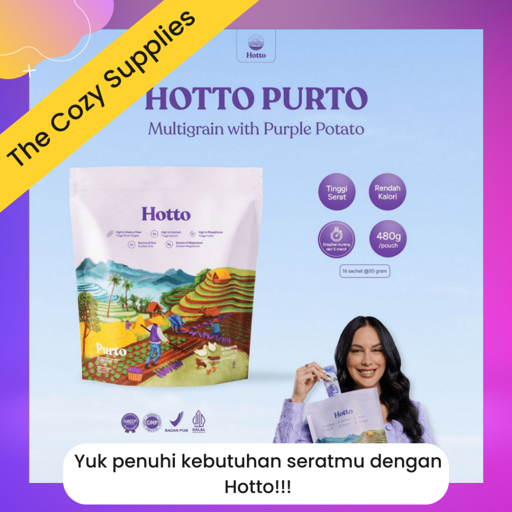 

Hotto Purto Pouch Multi Grain with Purple Potato - 16 Sachets