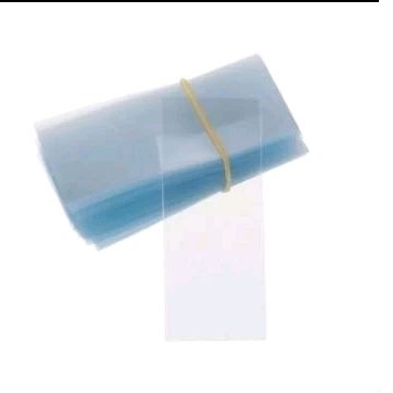 Plastik Baterai Wrap bungkus Batre pelapis Battery vape isolator Transparan bening lebar 30mm