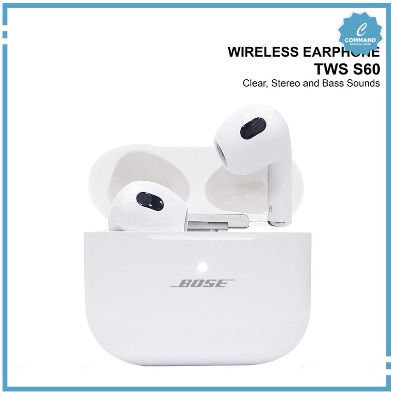 TWS BOSE Pro S60 Wireless Earbuds Original Bluetooth 5.2