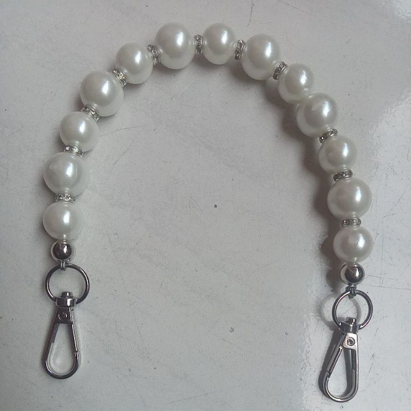strap tas mutiara 1816 nikel panjang 35 cm harga /pcs