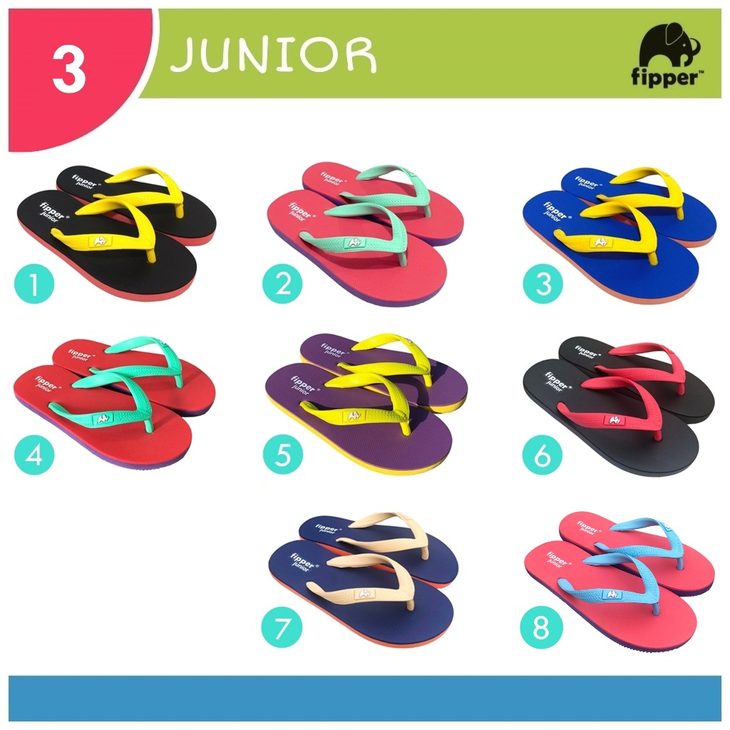 Fipper Junior / Sandal Jepit Anak / Fipper Anak UK 3 (size 33)