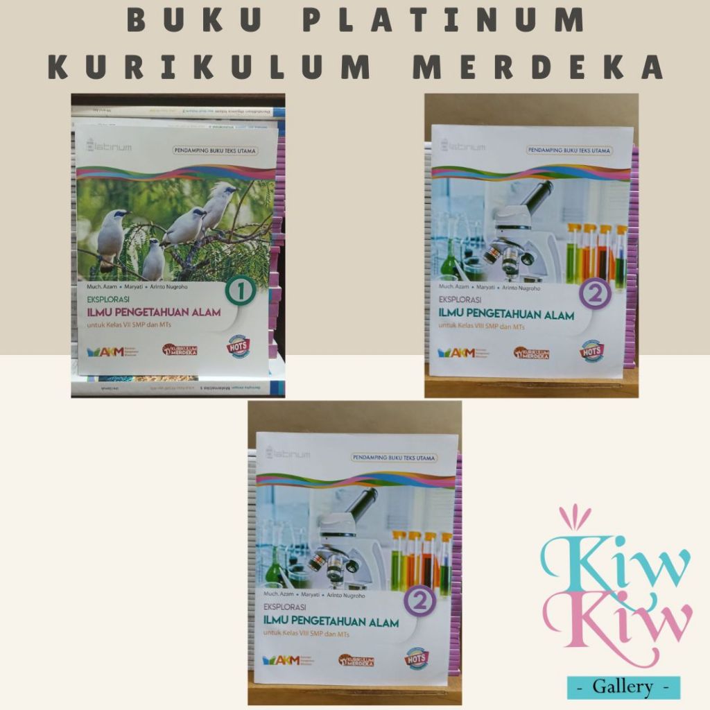 Buku Eksplorasi Ilmu Pengetahuan Alam (IPA) Kelas 7, 8, 9 SMP/MTS Kurikulum Merdeka - Platinum