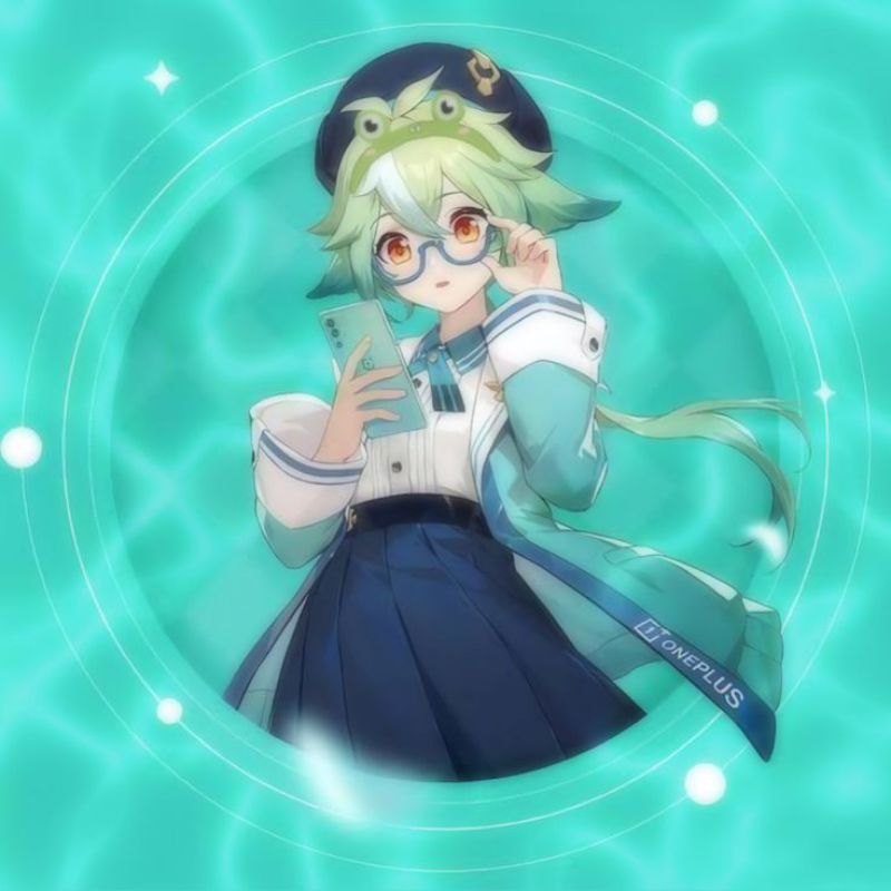 Genshin Impact Sucrose Costum Cosplay