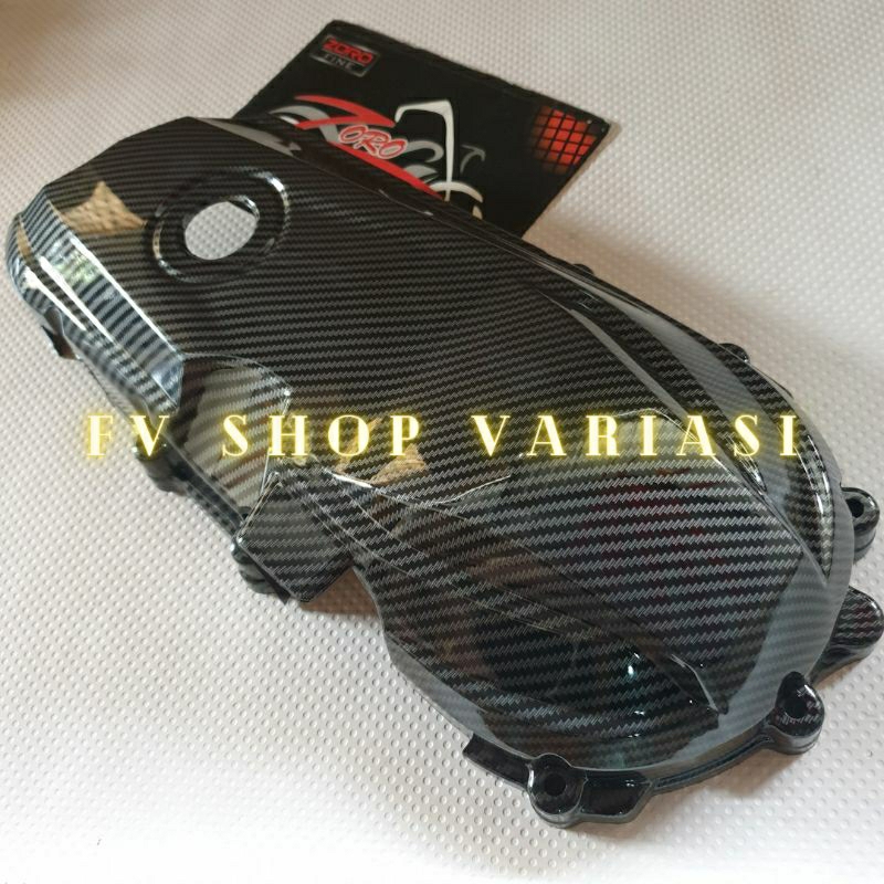 Cover tutup pelindung CVT Beat karbu - beat fi - scoopy karbu fi - vario 110 fi karbon wtp celup ZOR