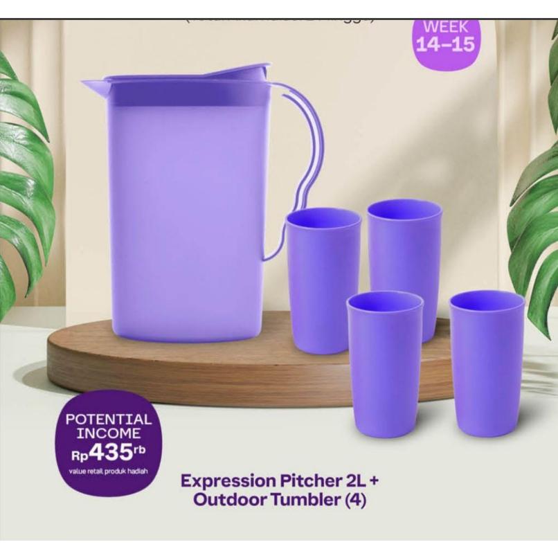 Fridge Jug 2L / Teko 2L Tupperware Original Termurah