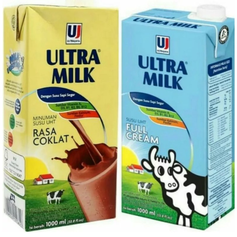 

Ultra Milk Full Cream & Cokelat: Susu UHT Berkualitas untuk Keluarga Indonesia 1000 ML