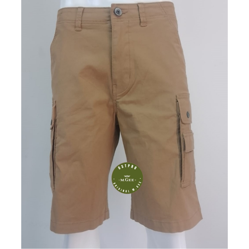 Celana MGEE Original - Celana Cargo Pendek Original MGEE Rows CKRS 008 Mustard