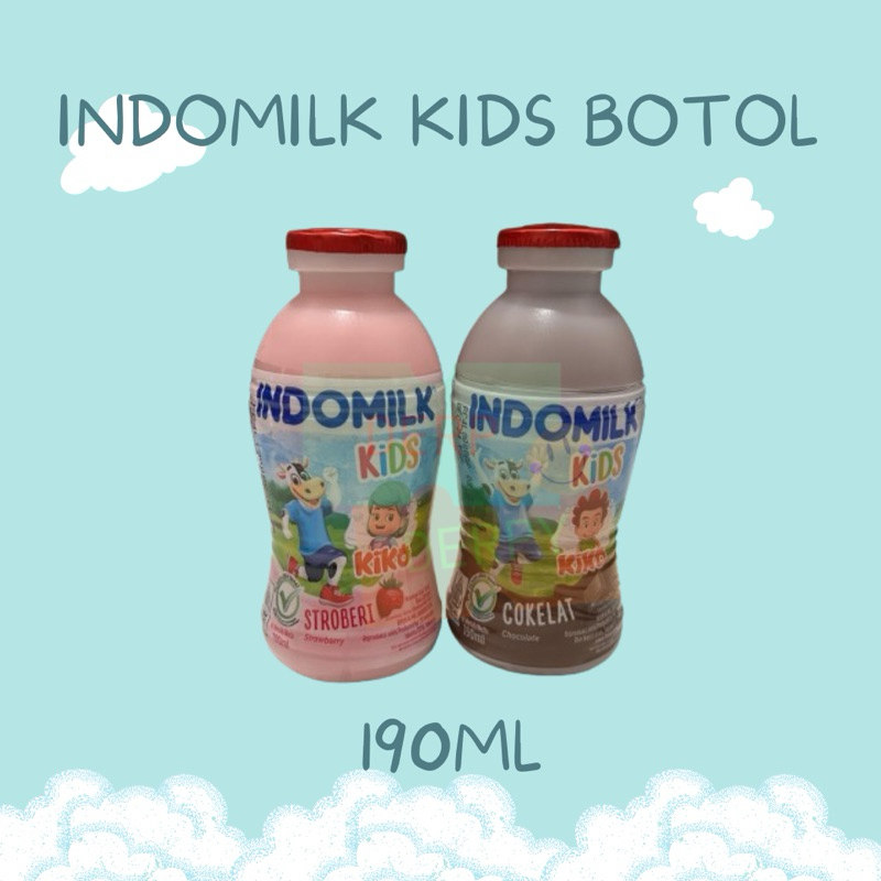 

Indomilk Kids Botol Susu UHT Rasa Strawberry Chocolate Halal BPOM MUI Batita Minuman Sehat Minuman Enak Susu Bayi Original