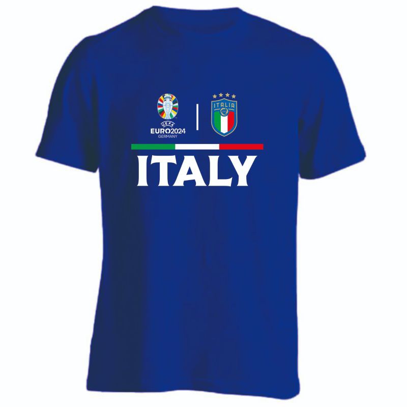 Kaos T shirt timnas Italia piala eropa 2024, combad 30s, ready 4XL dan size anak