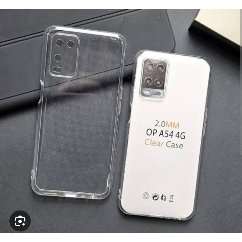 Softcase Silikon Clear Case Transparan Oppo A54