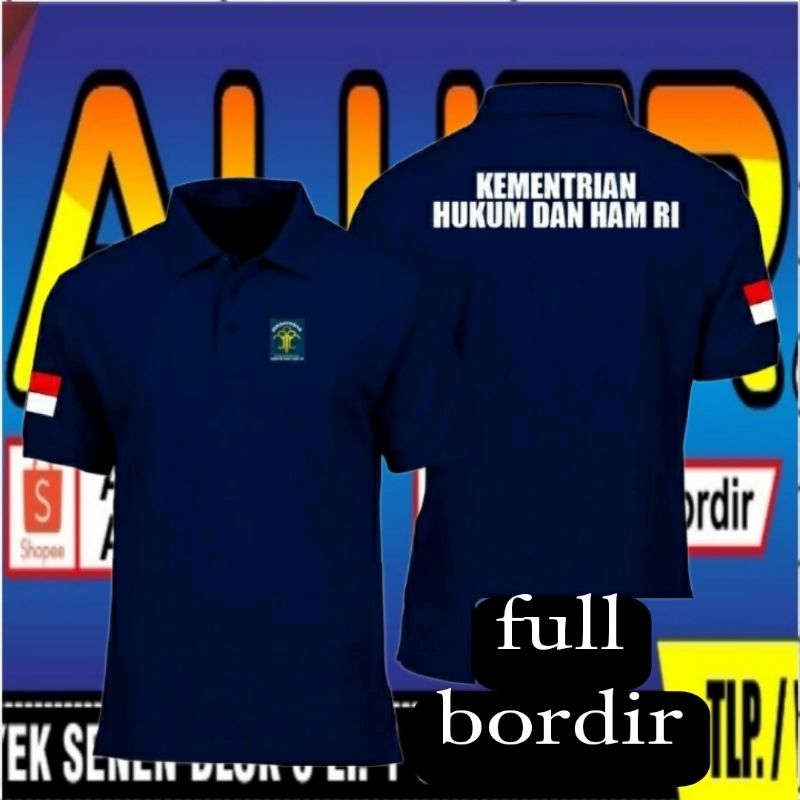 Kaos KUMHAM Kaos kemenkumham baju kemenkumham seragam kemenkumham Pdh kemenkumham kaos kerah kemenku