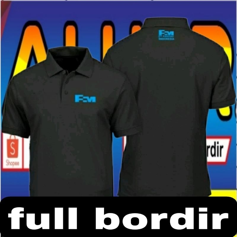 full bordir Kaos PT Freeport Indonesia Kaos Freeport Indonesia baju PT Freeport Indonesia baju Freep