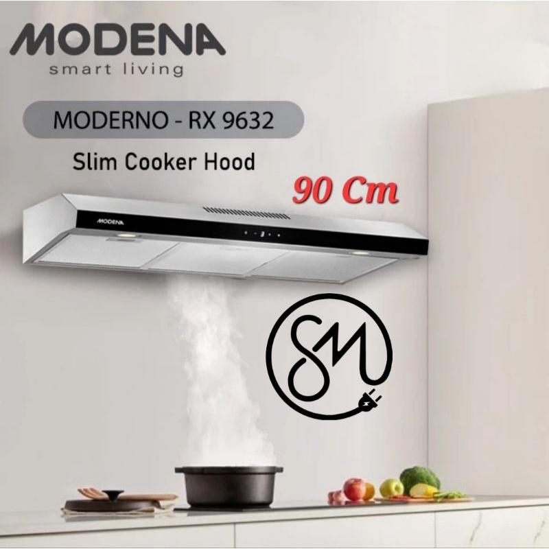 Cooker Hood Modena RX-9632 Slim Hood Penghisap asap RX9632 90 cm