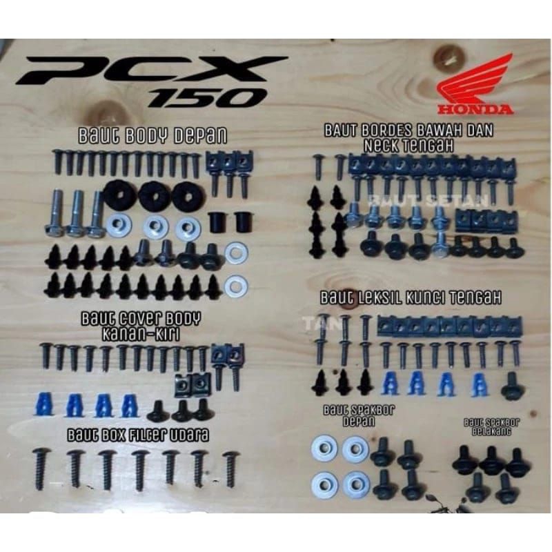 baut full set body pcx 150