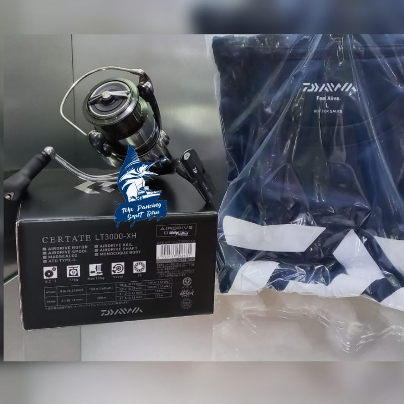 REEL DAIWA CERTATE LT 3000XH JAPAN NEW 2024 GARANSI RESMI