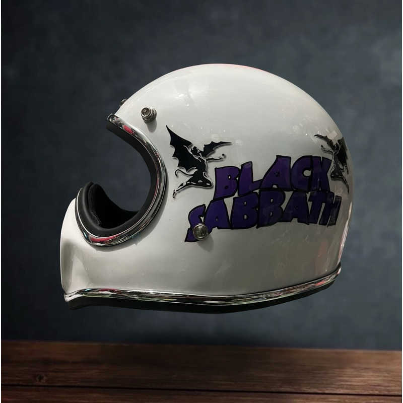 Helm Cakil Custom - BLACK SABBATH