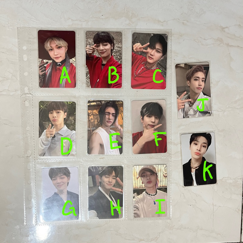 (BACA DESK) PHOTOCARD PC STRAYKIDS SKZ NOEASY DS MERAH LD I.N FELIX HAN CHANGBIN HYUNJIN SEUNGMIN