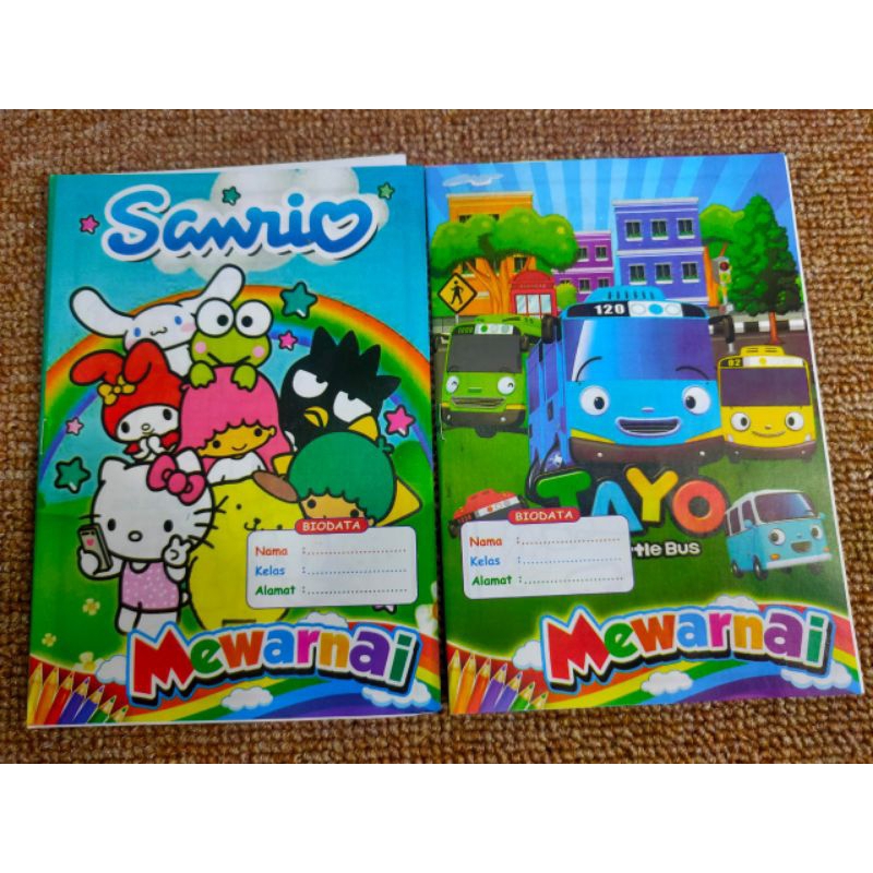 

Buku Mewarnai Anak berbagai disign