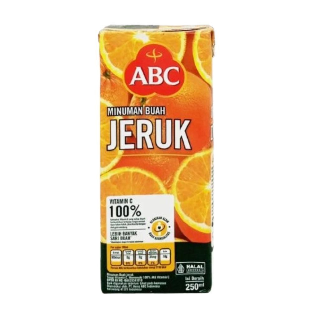 

ABC Juice All Varian 250ml / jeruk / mangga / leci / jambu / apel / sirsak