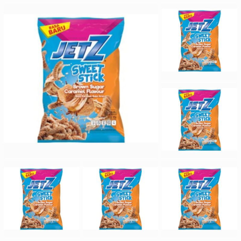 

Jetz Snack Sweet Stick Brown Sugar Caramel Flavour / Cemilan Stick Rasa Karamel Gula Aren 65 Gr