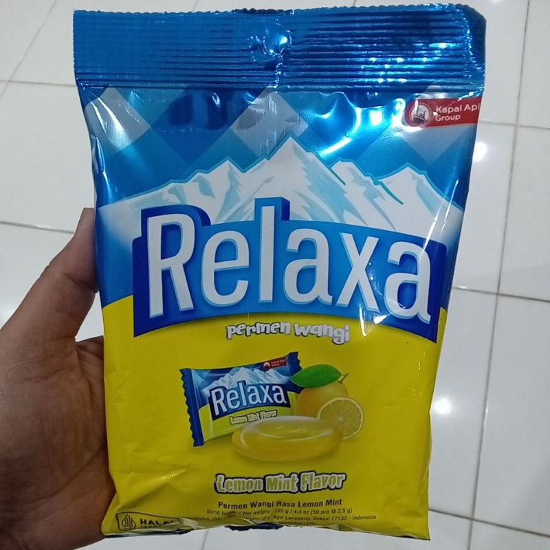 

Relaxa Permen Wangi Rasa Lemon 2.5 g @50 pcs / 125 gram