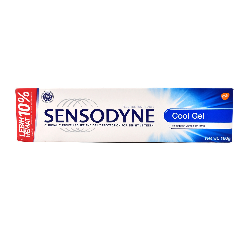 PASTA GIGI ODOL SENSODYNE 160 GR COOL GEL GIGI SENSITIF SENSITIVE TEETH TOOTHPASTE