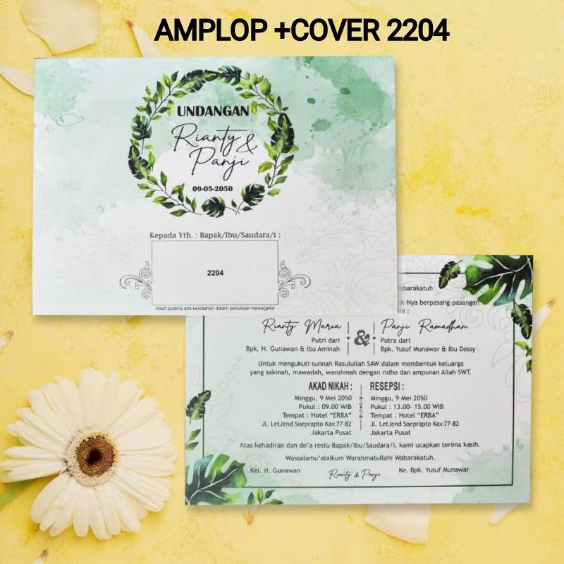 Erba 2204 Amplop+Cover (ECER/GROSIR)