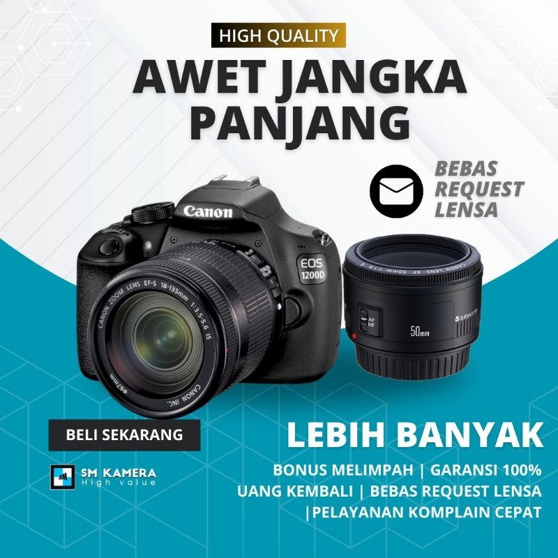 Kamera Pemula | DSLR CANON EOS 1200D KAMERA BELAJAR FOTOGRAFY MURAH KAMERA SECOND MURAH KAMERA BEKAS