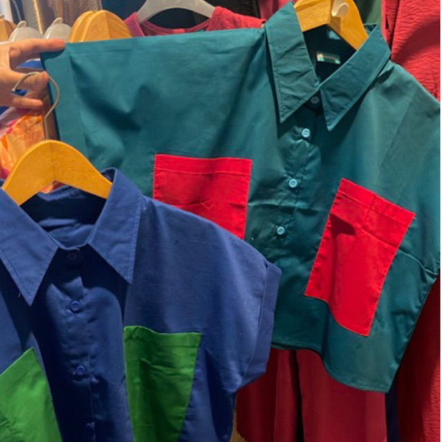 Colorblock Shirt / Kemeja Colorblock