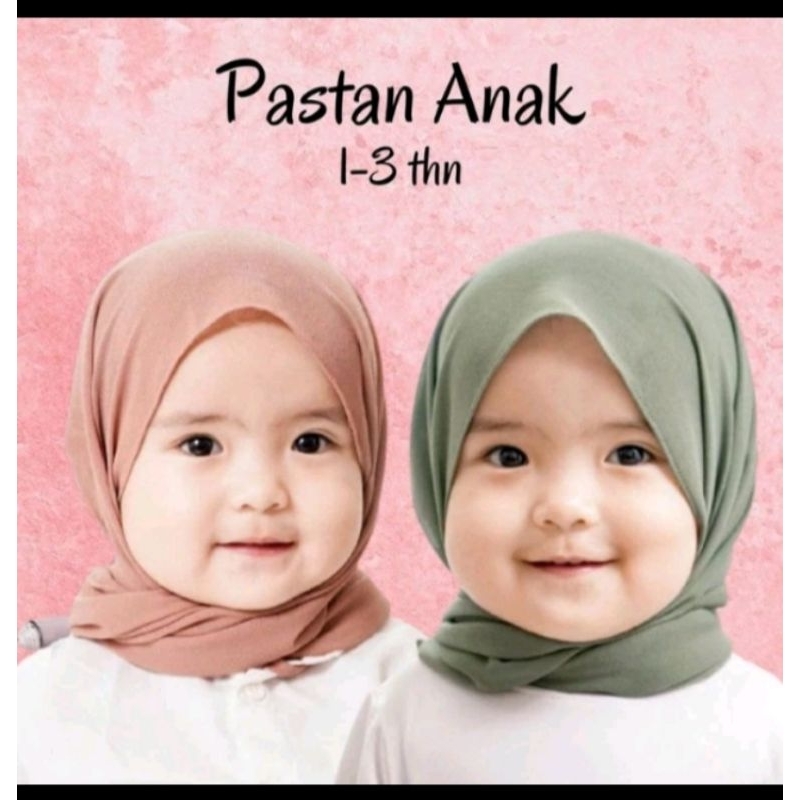 Hijab Pashmina Karet Anak Bayi 1-3 tahun