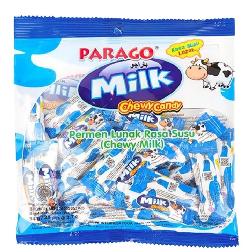 

PARAGO Milk Chewy Candy Permen Lunak Susu 108 g