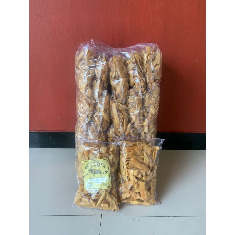 

Produsen Krecek Rambak Kulit Sapi Mentah 500gr /siap goreng/ Krecek Rambak Kulit Sapi Asli Mojokerto