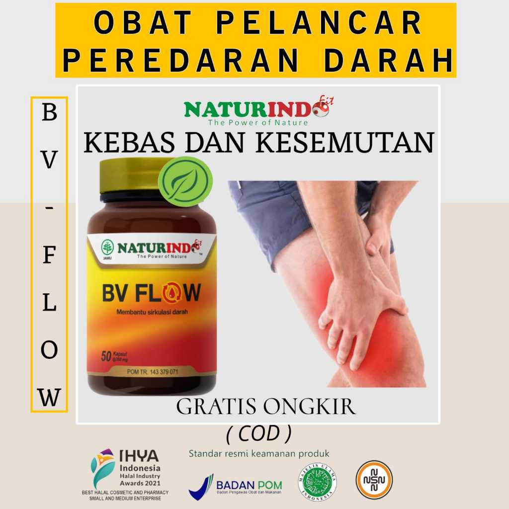 Obat Kesemutan Kebas Bv Flow Naturindo