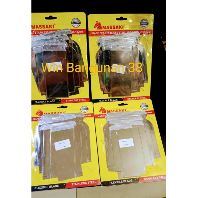 Kape Dempul Stainles Set/Skrap Dempul/Skrap Cat/Kape potong Kue