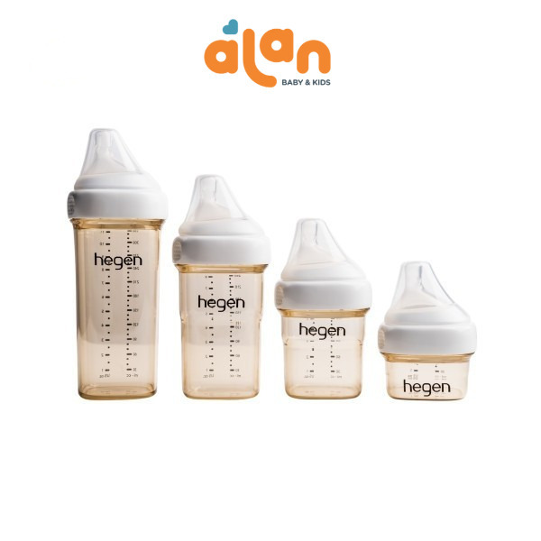 Alan Baby Kids -  Hegen Feeding Bottle PCTO PPSU 60ML/150ML/240ML/330ML - Botol Susu Bayi Hegen