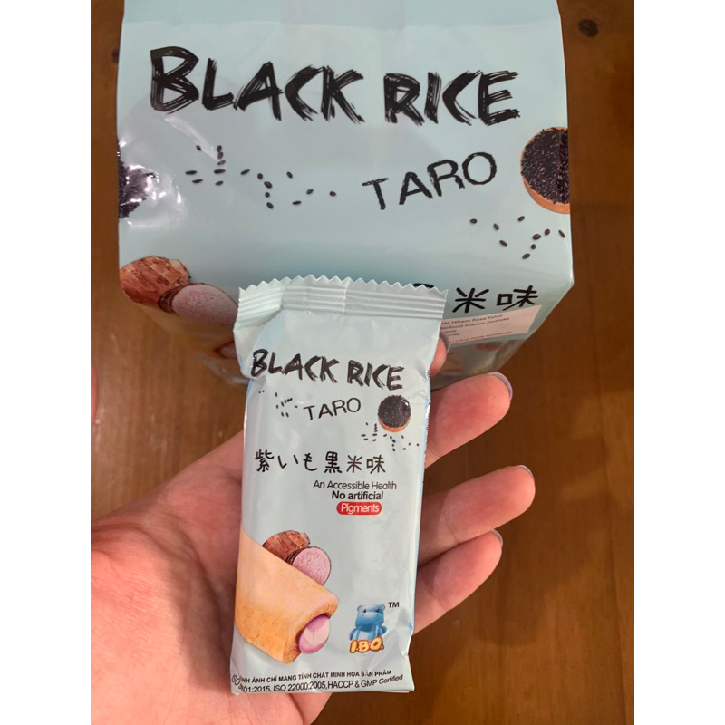 

Snack beras rasa taro ecer