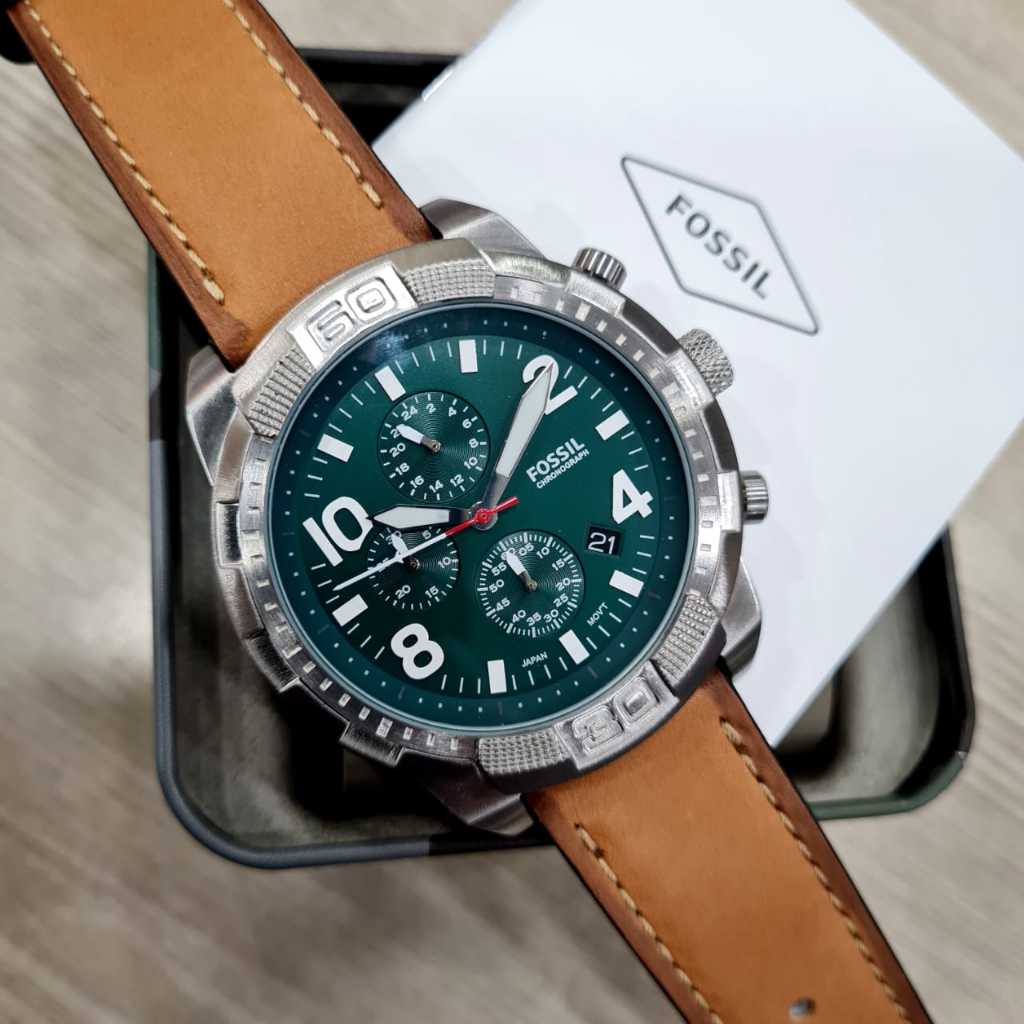 Jam Tangan FS Posil Strap Kulit Chrono Aktif Original - FS 5738 5829 5714 5874