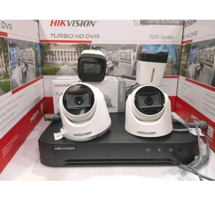 PAKET CCTV HIKVISION 8 CHANNEL 8 KAMERA 5MP