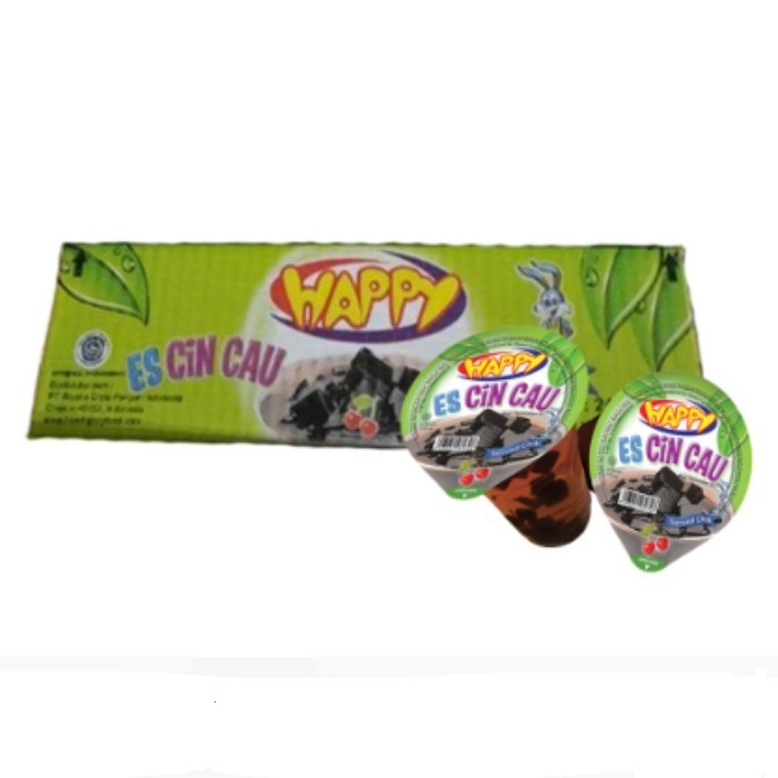 

Happy Es Teller Gelas - Happy Es Cincau Cup Minuman Rasa Es Teller dan Cincau 1 Dus isi 24pcs Grosir