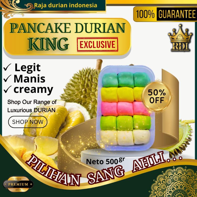 

Pancake Durian MEDAN KING/PANCAKE DURIAN/PREMIUM