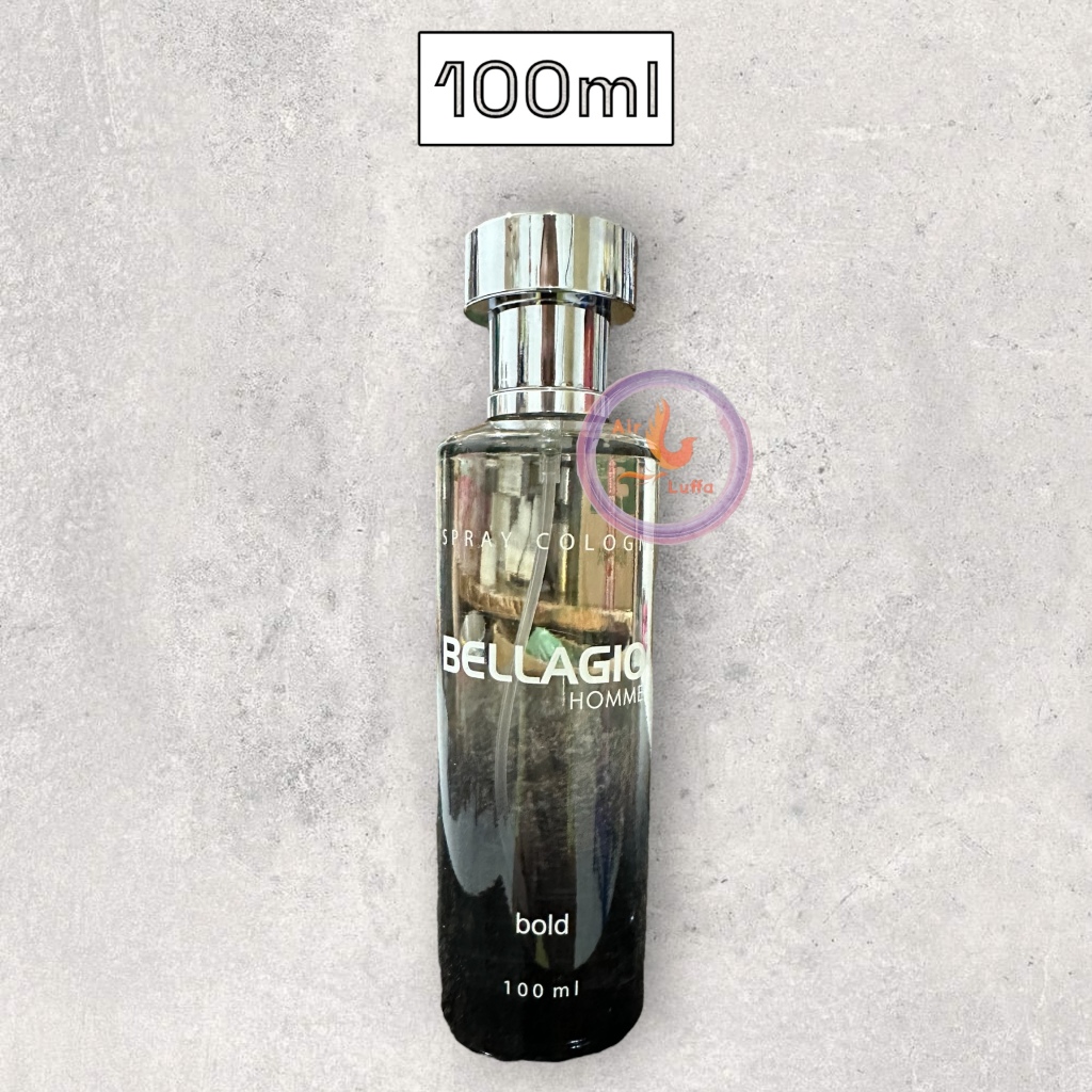 Parfum Pria BELLAGIO HOMME Spray Cologne BOLD 100ml