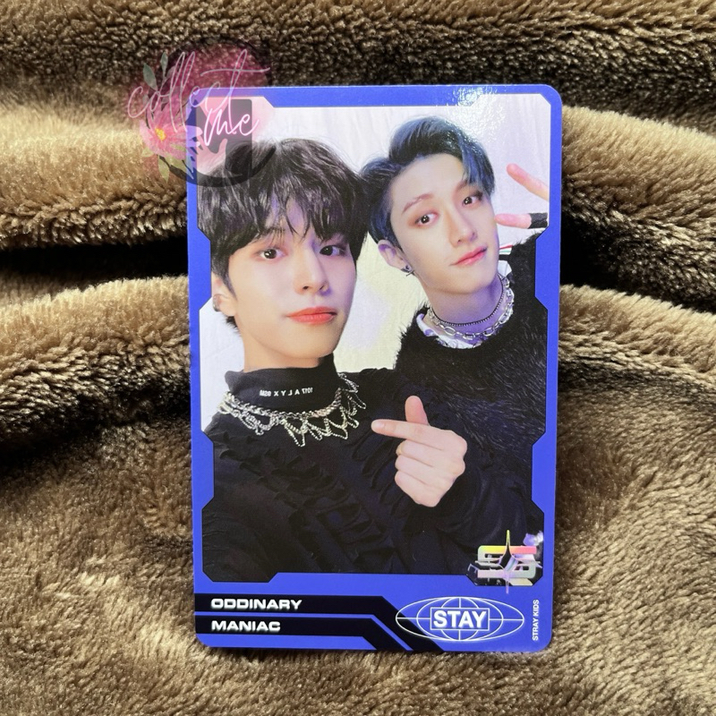 [SKZ] Oddinary Seungmin Bang Chan Trading Unit Card Blue Border