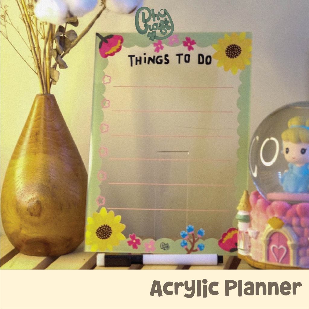 

Acrylic Planner / Planner / To Do List | Dhycraft