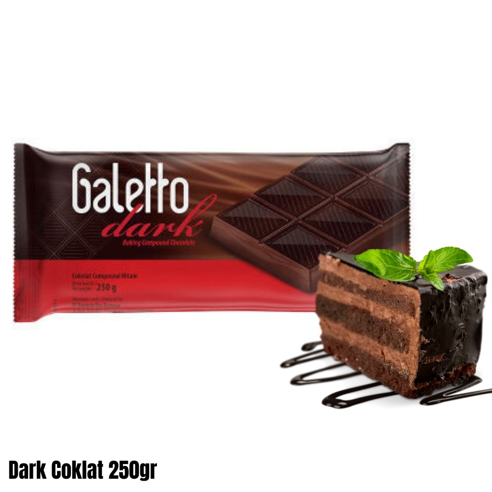 

Coklat Galetto Dark Compound 250 gr Coklat Batangan