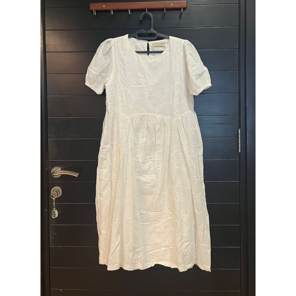 N.y.l.a white long dress