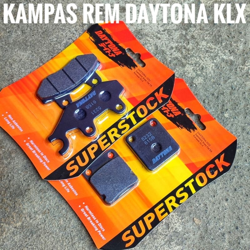 KAMPAS REM KLX 150 DEPAN BELAKANG DAYTONA KLX 150 DTRACKER 150 ORIGINAL DAYTONA KAMPAS REM
