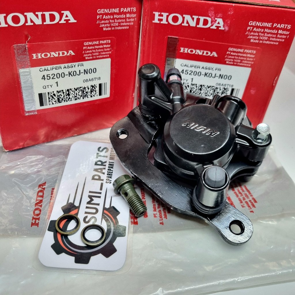 KALIPER PALA BABI DEPAN GENIO BEAT NEW LED 2020 VARIO 150 NEW LED HONDA K0J  NISSIN